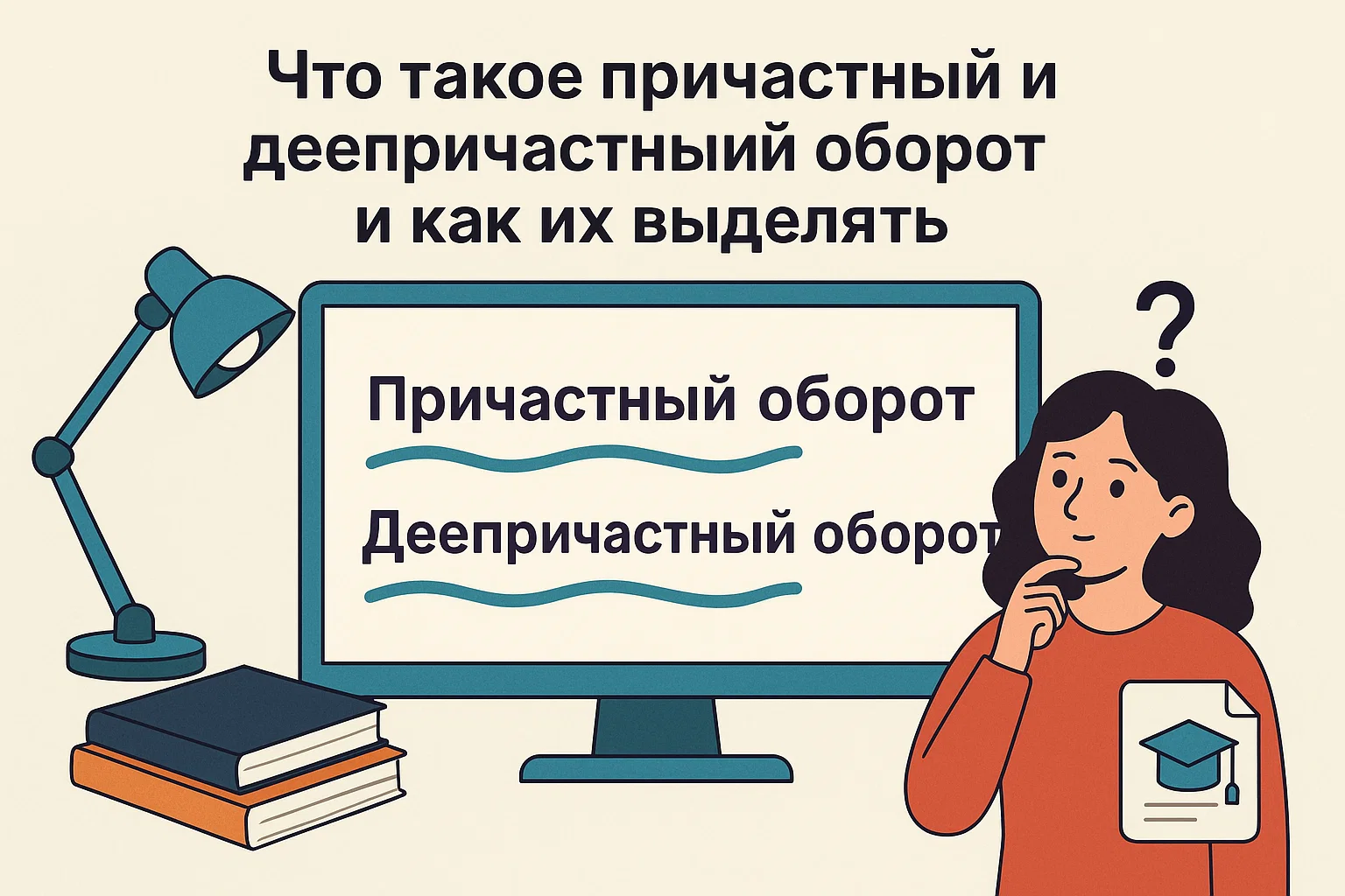 Что такое причастный и деепричастный оборот и как их выделять